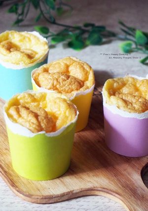 卵だけ！材料１つで◎ふわふわカップケーキ-レシピのメイン写真