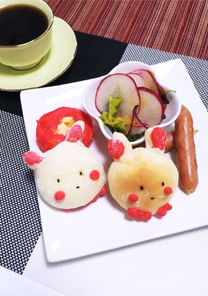 うさぽんパン-レシピのメイン写真