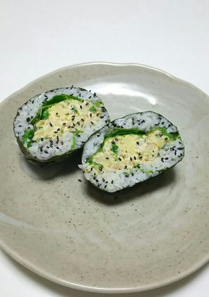 胡麻ジャガおにぎらず-レシピのメイン写真