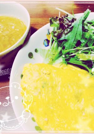 毎週食べたい！絶品十六穀米オムライス♡-レシピのメイン写真