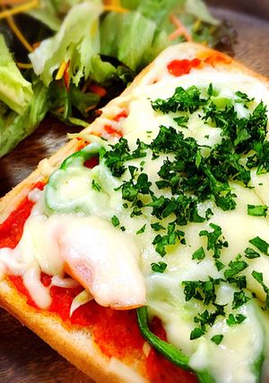 朝食にオススメ！我が家のピザトースト♪-レシピのメイン写真