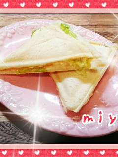 キャベツ、ちくわ、チーズ★ホットサンド-レシピのメイン写真