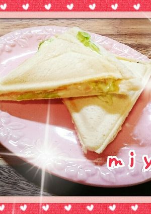 キャベツ、ちくわ、チーズ★ホットサンド-レシピのメイン写真
