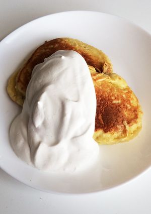 豆腐でもっちもちホットケーキ！-レシピのメイン写真