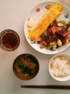 簡単☆朝食 スパムと野菜のマヨ醤油炒め-レシピのメイン写真