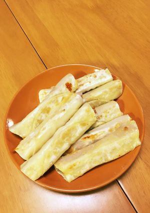 餃子の皮で✩余り物で超簡単１品-レシピのメイン写真