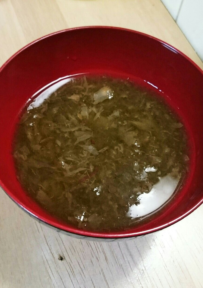 簡単☆とろろ昆布と削り節のお吸い物-レシピのメイン写真