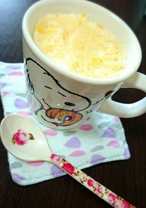 簡単◎レンジでマグカッププリン◎-レシピのメイン写真