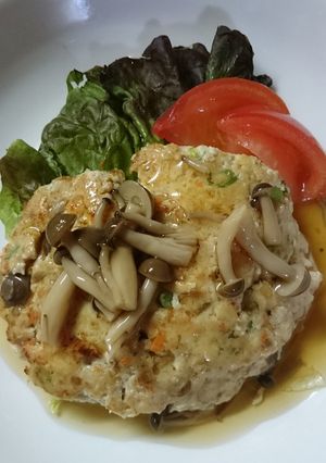 豆腐❗野菜たっぷりハンバーグ♥-レシピのメイン写真