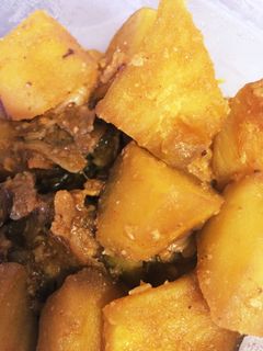 さつまいもと豚肉の塩麹炒め-レシピのメイン写真