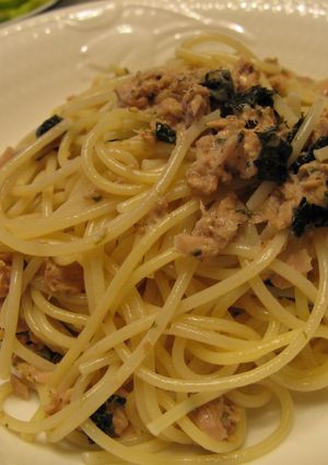 梅ツナパスタ-レシピのメイン写真