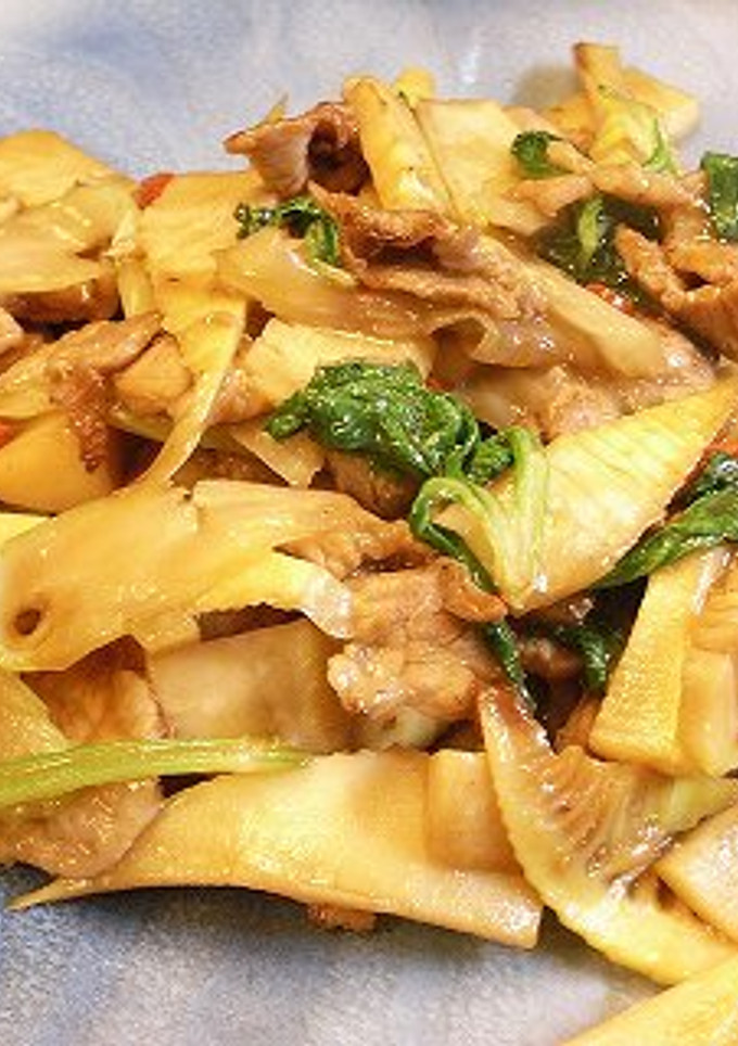 筍の中華風セロリ炒め-レシピのメイン写真