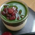 至福の豆乳プリン~抹茶小豆ソースかけ~
