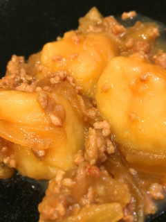 簡単肉じゃが(豚挽肉)-レシピのメイン写真