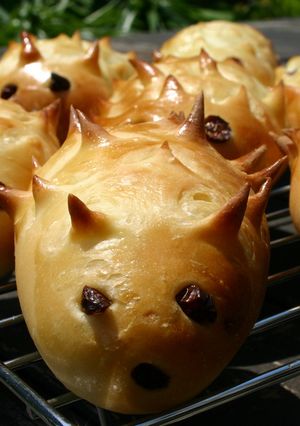 ☆とってもかわぃぃ「はりねずみパン」☆-レシピのメイン写真