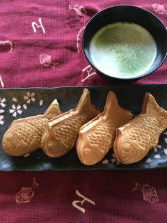 クリームチーズ鯛焼きと抹茶鯛焼き-レシピのメイン写真