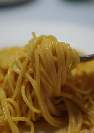 瓶詰めウニのクリームスパゲッティ-レシピのメイン写真