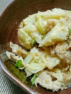 じゃがいもと豚肉の味噌マヨ和風サラダ-レシピのメイン写真