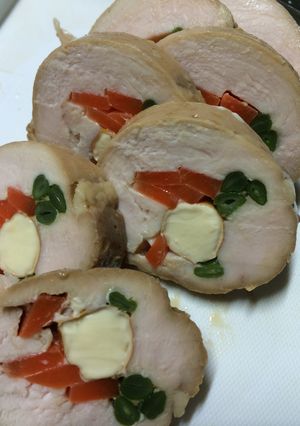 鶏むね肉のチーズロールタレ漬け-レシピのメイン写真