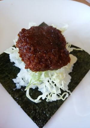 手巻きご飯でソースカツ丼風～-レシピのメイン写真