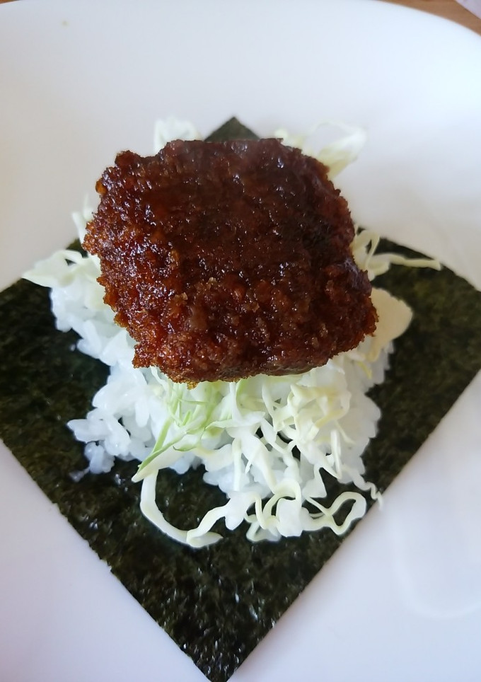手巻きご飯でソースカツ丼風～-レシピのメイン写真