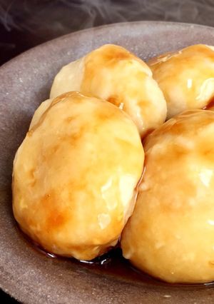 W豆腐使いでもちふわ♡あんかけ豆腐まん-レシピのメイン写真