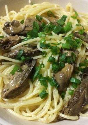 牡蠣のオイル漬け缶deパスタ！-レシピのメイン写真