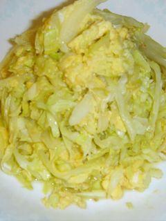 朝食に きゃべつの卵炒め-レシピのメイン写真