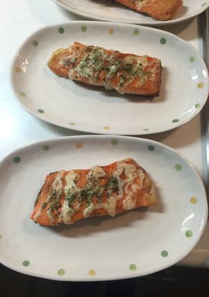 サーモン 青のりマヨ グリル焼き-レシピのメイン写真