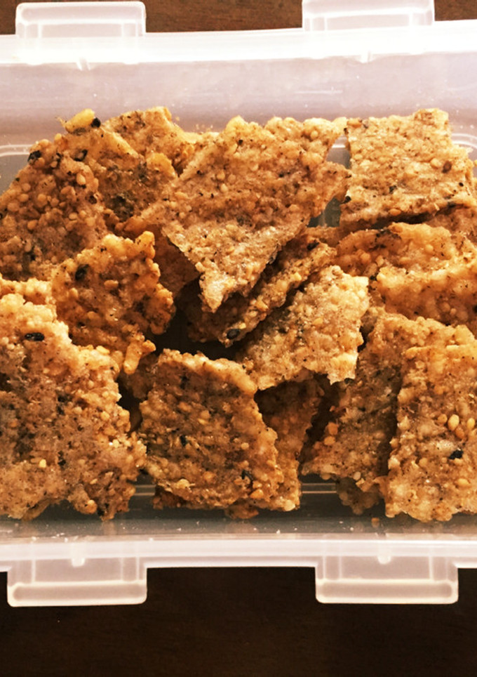 残り御飯で！ 簡単 手作り せんべい-レシピのメイン写真