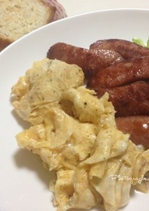 ノンメタポークソーセージグリル&エッグ-レシピのメイン写真