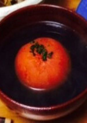 トマトのお吸い物-レシピのメイン写真