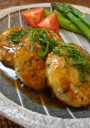 豆腐ハンバーグ◇しょうが風味あん-レシピのメイン写真