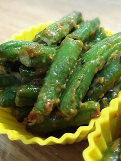 お弁当に★冷凍インゲンのマヨ醤油炒め-レシピのメイン写真