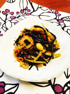 簡単〜栄養満点!ひじきの煮物〜お弁当にも-レシピのメイン写真