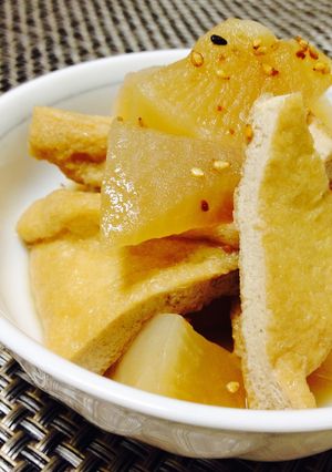 安くて美味‼︎ 大根と油揚げの簡単煮物-レシピのメイン写真