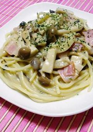 カップスープの素deクリームパスタ。-レシピのメイン写真