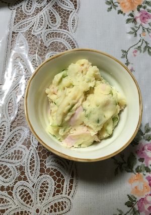 簡単ポテトサラダ(レンジでチンするだけ)-レシピのメイン写真
