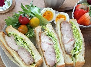 コメダ風☆照り焼きチキンサンド-レシピのメイン写真