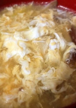 簡単で温まる☆干しキノコと卵のスープ-レシピのメイン写真
