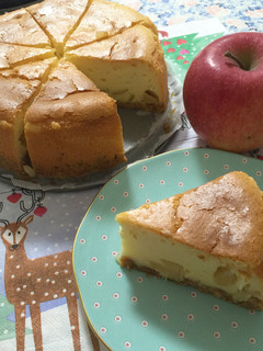 アップルチーズケーキ-レシピのメイン写真