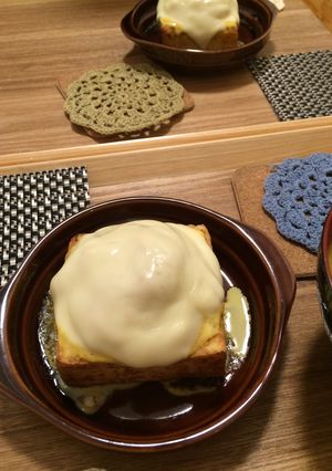 簡単厚揚げ ツナマヨカレー＊チーズ乗せ-レシピのメイン写真