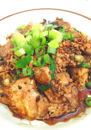 鶏胸肉のペッパーガーリック炒め-レシピのメイン写真