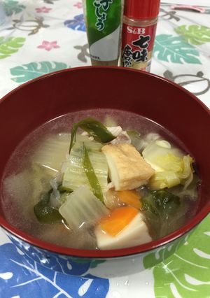山口県『幕末汁』(塩豚汁)-レシピのメイン写真