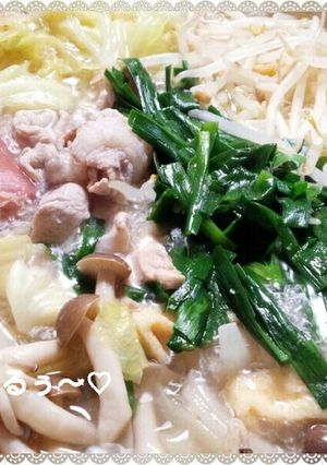 鍋の素がなくても簡単♪我が家の絶品塩鍋♡-レシピのメイン写真