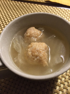 あっさり和風の鶏団子スープ-レシピのメイン写真