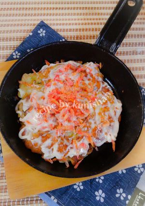 ネギたっぷりのお好み焼き♪-レシピのメイン写真