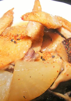 15分で、手羽先と大根シイタケの炒り煮-レシピのメイン写真