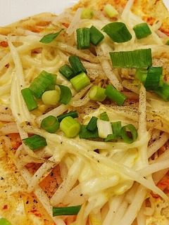 糖質制限■油あげピザonキムチーズもやし-レシピのメイン写真
