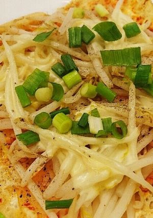 糖質制限■油あげピザonキムチーズもやし-レシピのメイン写真